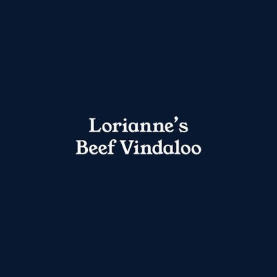 Lorianne's Beef Vindaloo