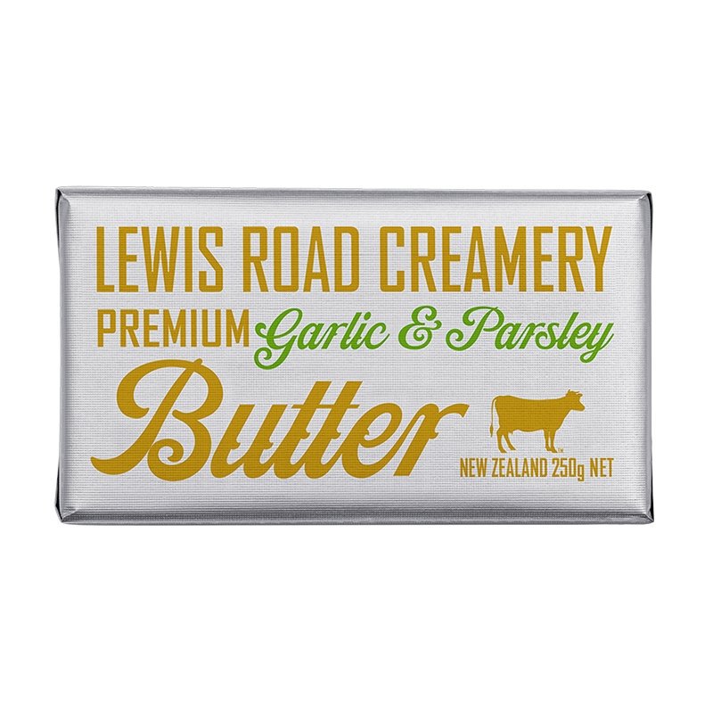 Homegrown Butchery Pantry Lewis Road Creamery: Garlic & Parsley Butter