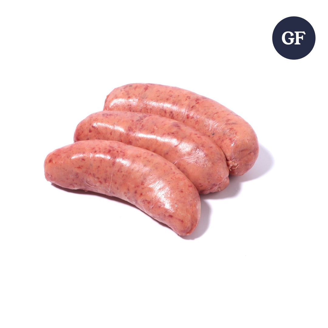 Homegrown Butchery sausages Beef Sausages