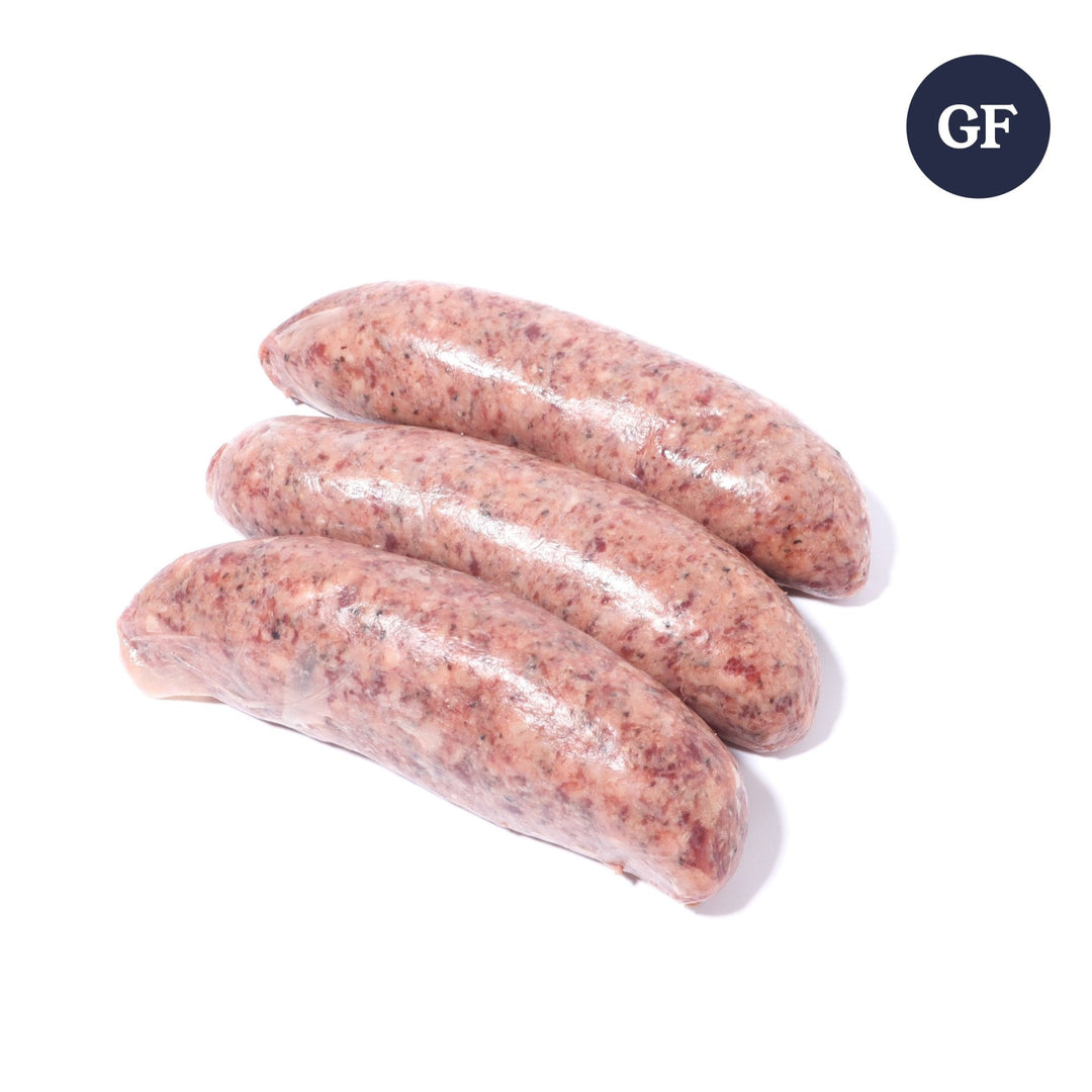 Homegrown Butchery sausages Chardonnay & French Herb Sausages