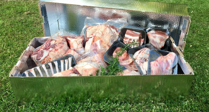 Homegrown Farm Fresh Meats Lamb Boxes Gourmet Lamb Box (Whole)