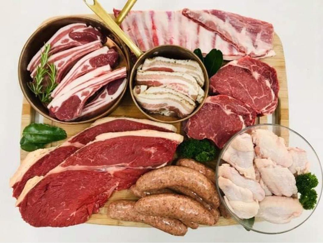 Homegrown Farm Fresh Meats Mixed Box Summer BBQ Family Pack